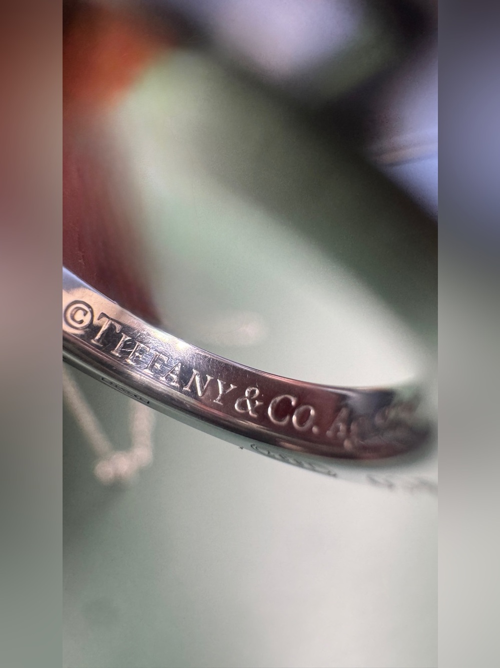 Tiffany & Co. Sterling Silver Circle Pendant Necklace with Tiffany Blue Pouch - Picture 7 of 11